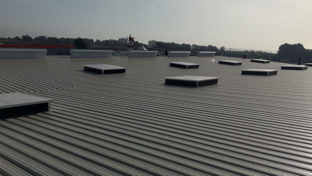 Cubierta con aislamiento